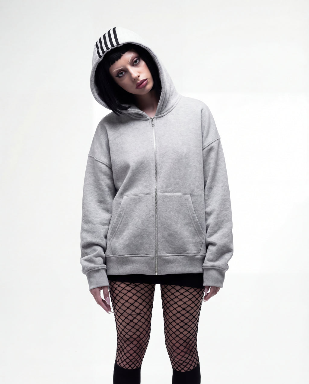 GUTTER KID GRAY ZIP.UP
