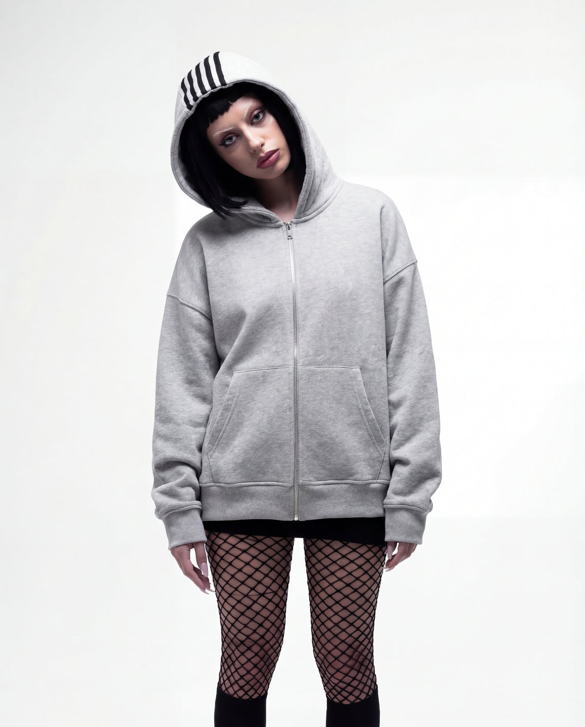 GUTTER KID GRAY ZIP.UP