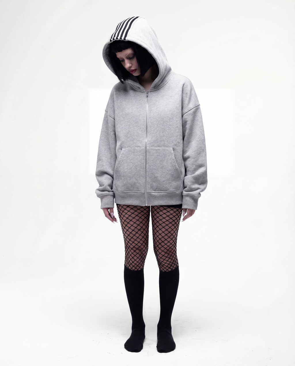 GUTTER KID GRAY ZIP.UP